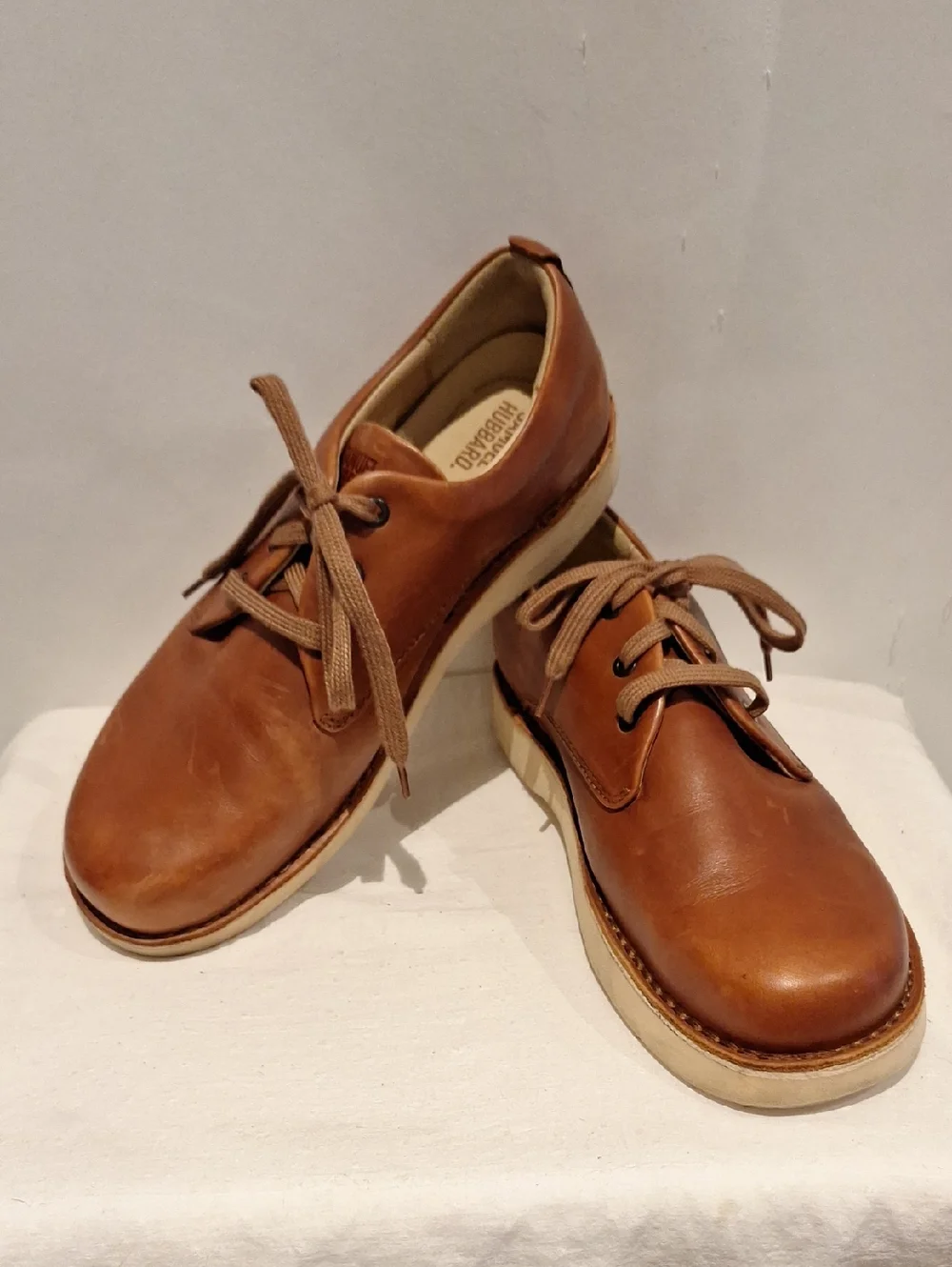 Samuel Hubbard Free Classic Tan Cognac Leather Lace-Up Men's Shoes Size 10